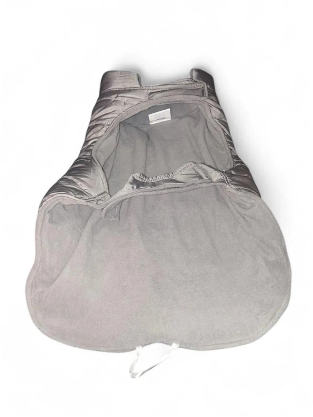 Top Paw Gray Quilted Puffer Dog Jacket